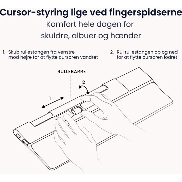 Contour RollerMouse Go Dock Håndledsstøtte