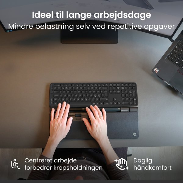 Contour RollerMouse Pro Trådløs Extended WR, læder