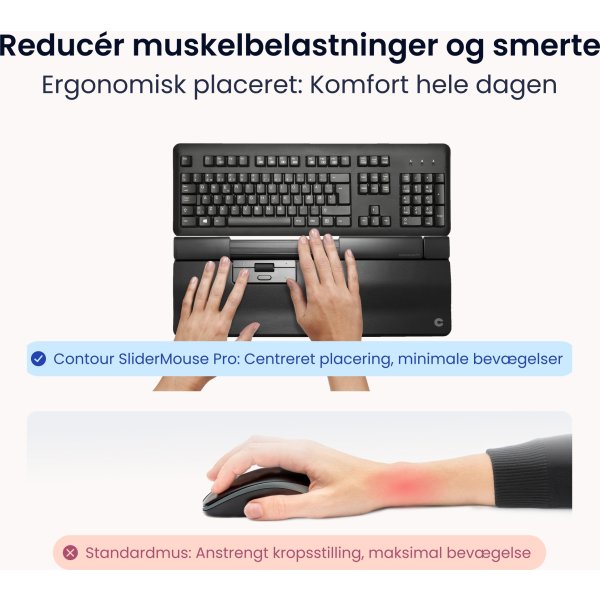 Contour SliderMouse Pro Wired Extended WR, læder