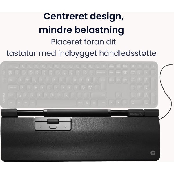 Contour SliderMouse Pro Trådløs Extended WR, læder