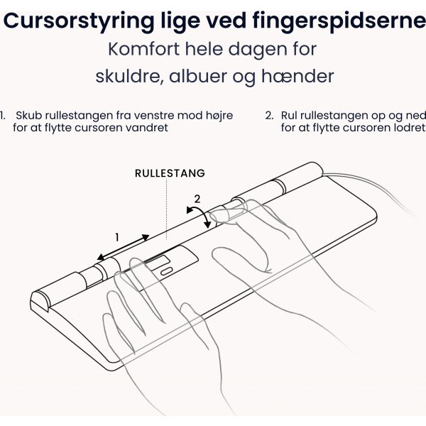 Contour SliderMouse Pro Trådløs Extended WR, læder