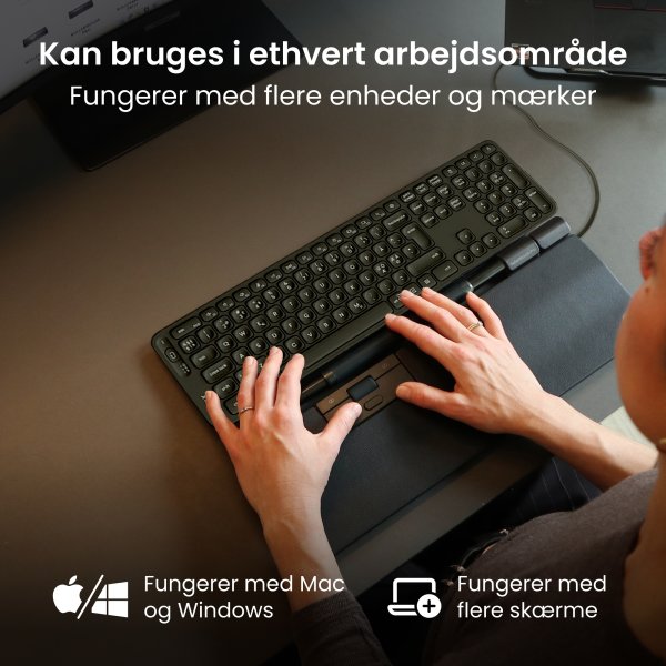 Contour SliderMouse Pro Trådløs Extended WR, læder