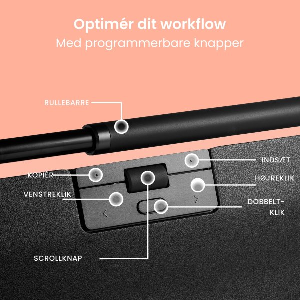 Contour SliderMouse Pro Trådløs Extended WR, læder