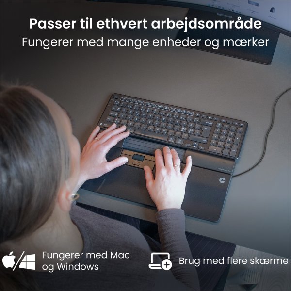 Contour SliderMouse Pro Wired Regular WR, læder