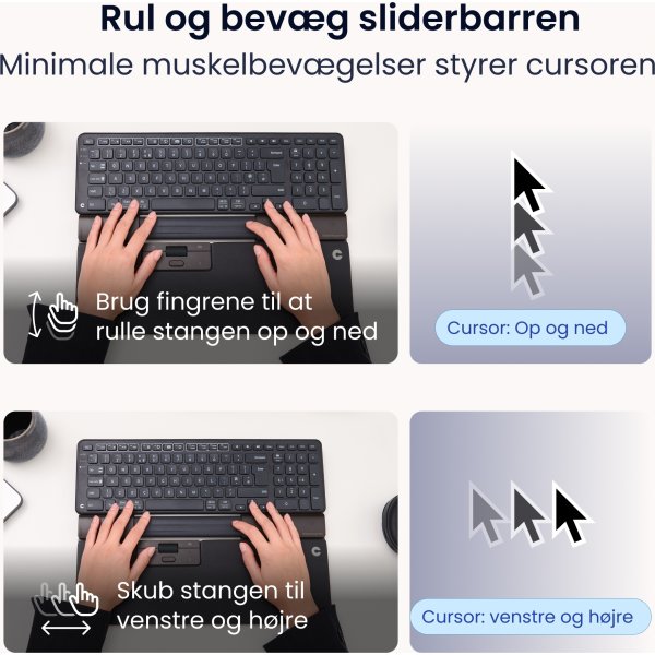 Contour SliderMouse Pro Trådløs Regular WR, læder