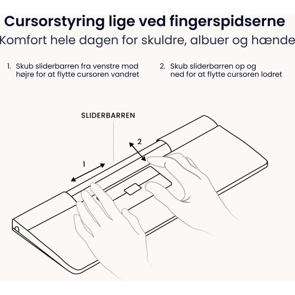 Contour SliderMouse Pro Trådløs Regular WR, læder