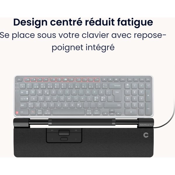 Contour SliderMouse Pro Wired Slim WR, vegan læder