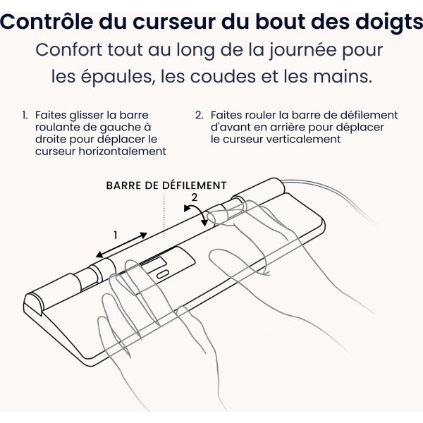 Contour SliderMouse Pro Wired Slim WR, vegan læder