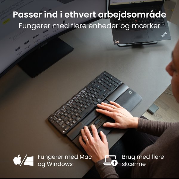 Contour SliderMouse Pro Trådløs Slim WR, læder