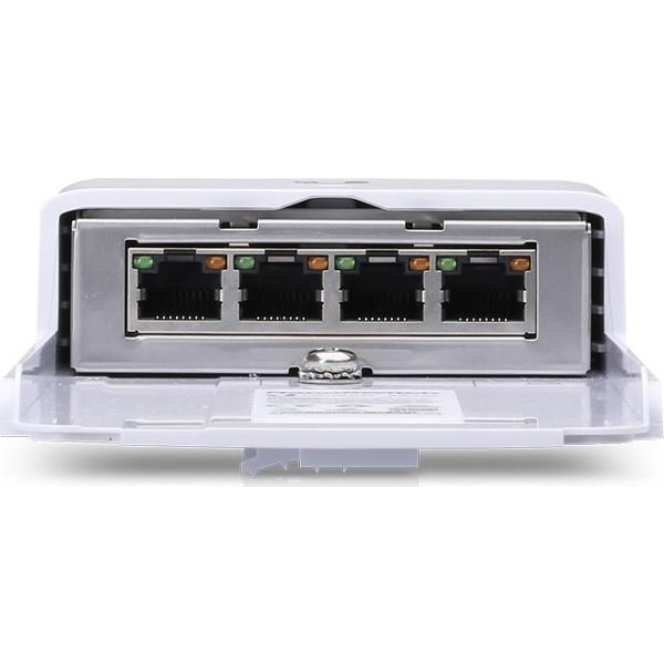 Ubiquiti NanoSwitch, 4-port, hvid
