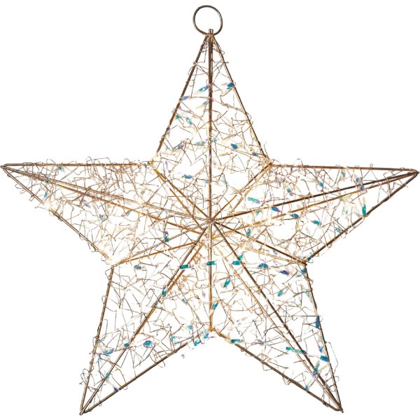 Sirius Lily Stjerne M. LED, Guld