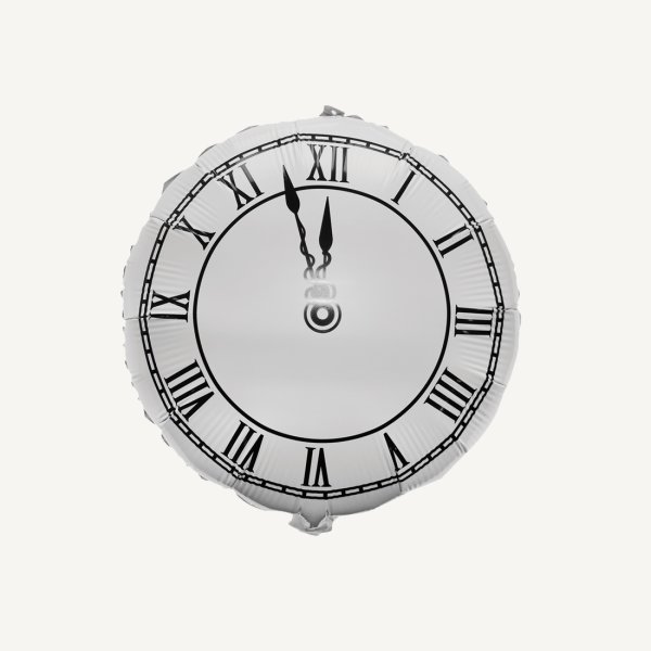 Folieballon, nytårsur