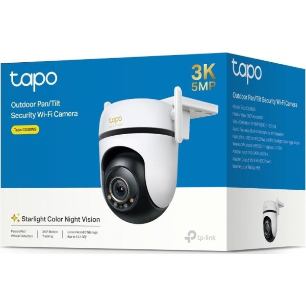 TP-Link TAPO C530WS Udendørs overvågningskamera
