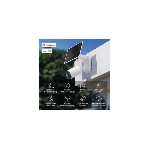 TP-Link C410 solcelledrevet overvågningskamera