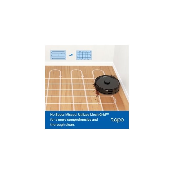TP-Link Robotstøvsuger Tapo RV30 Max Plus, sort