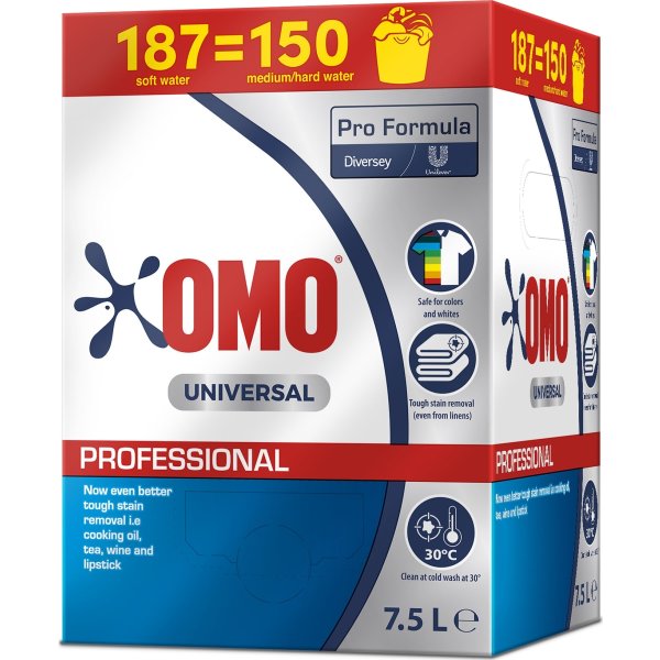 Omo PF Universal | Flydende Vaskemiddel | 7,5 L