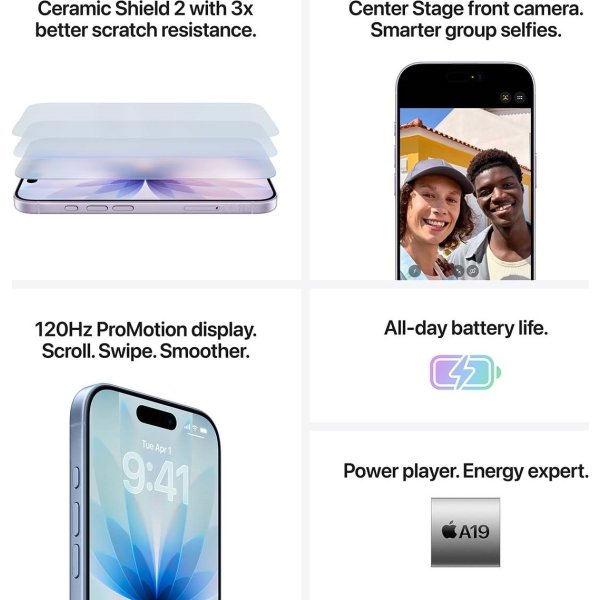 Apple iPhone 17, 256GB, salviegrøn