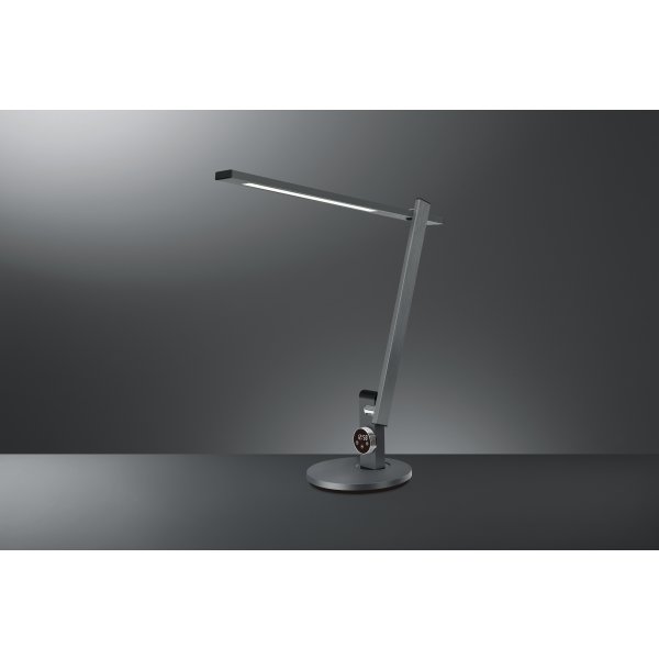 Beam LED-skrivebordslampe, grå