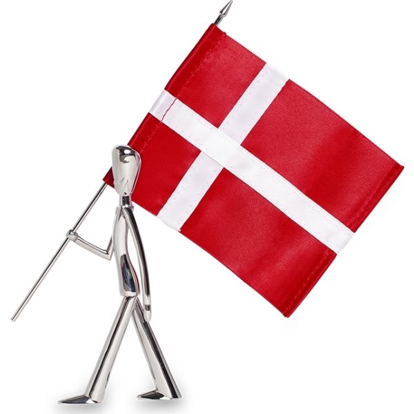 Kay Bojesen Kongelig Fanebærer H18cm, poleret stål