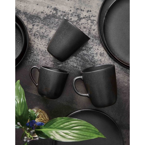 Aida RAW Frokost tallerken, Ø23cm, titanium sort