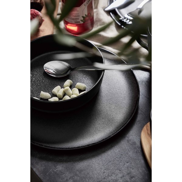 Aida RAW Middags tallerken, Ø28cm, titanium sort
