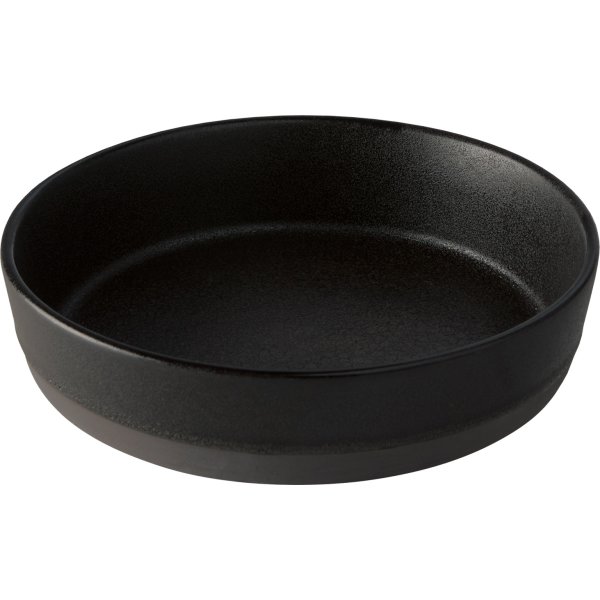 Aida RAW Suppetallerken, Ø19,4cm, titanium sort