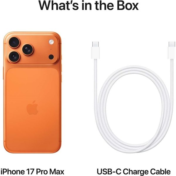 Apple iPhone 17 Pro Max, 512GB, kosmisk orange