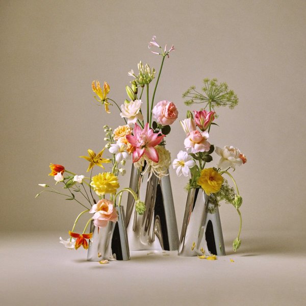 Georg Jensen Lituus Gulvvase, H49,8 cm