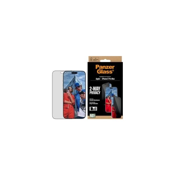 PanzerGlass iPhone 6.9" Pro UWF 2-lag m. Aligner