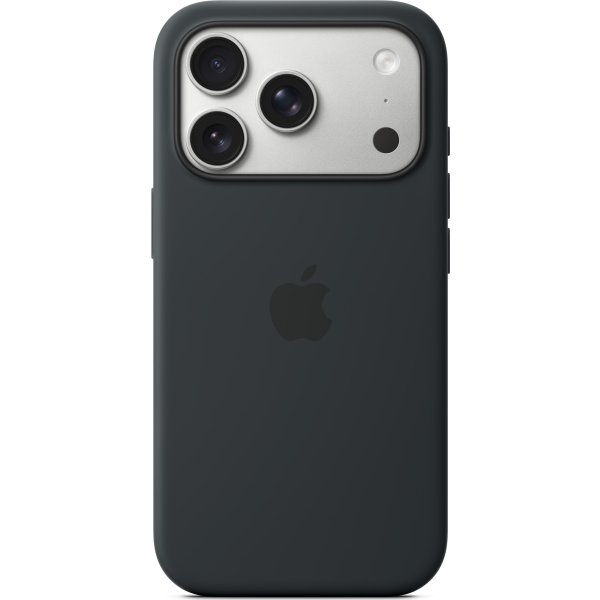 Apple iPhone 17 Pro silikonecover m. MagSafe, sort
