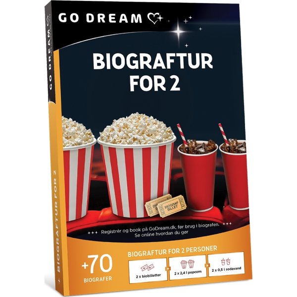DEMO - GO DREAM - Biograftur for 2 personer
