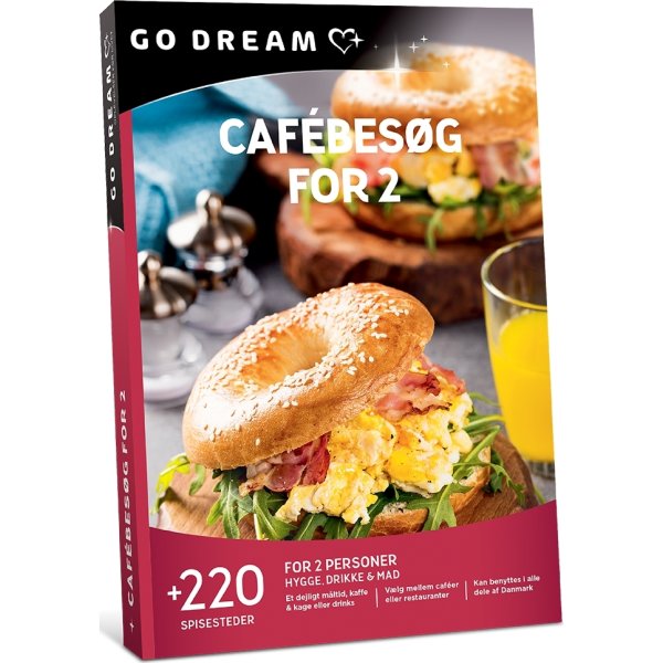 GO DREAM - Cafèbesøg for 2 personer