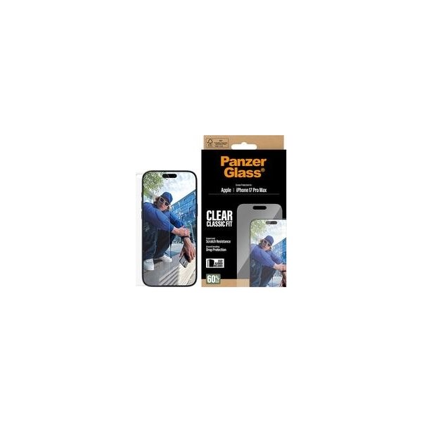 PanzerGlass iPhone 6.9" Pro Classic Fit m. Aligner