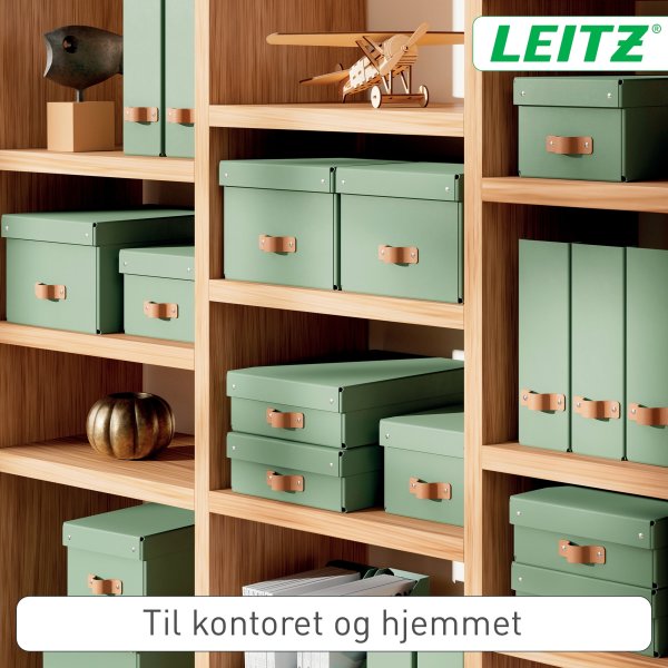 Leitz Puro Boks m. låg | S | Grøn | 2 stk.