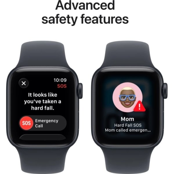 Apple Watch SE 3, GPS, 44mm, midnight, M/L