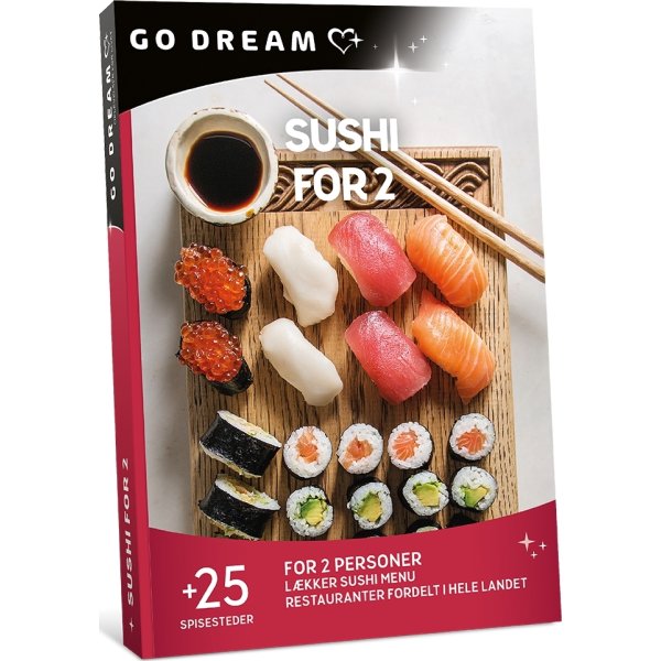 GO DREAM - Sushi for 2 personer