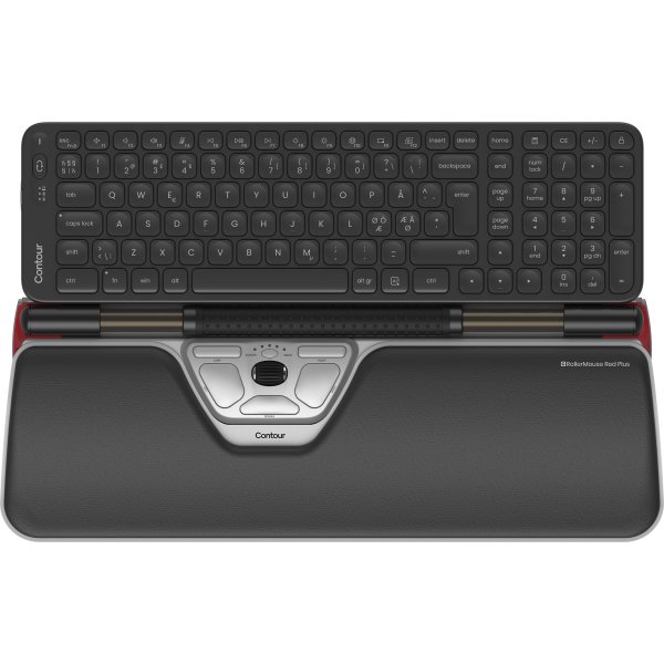 RollerMouse Red Plus +Balance Mid Keyboard trådløs