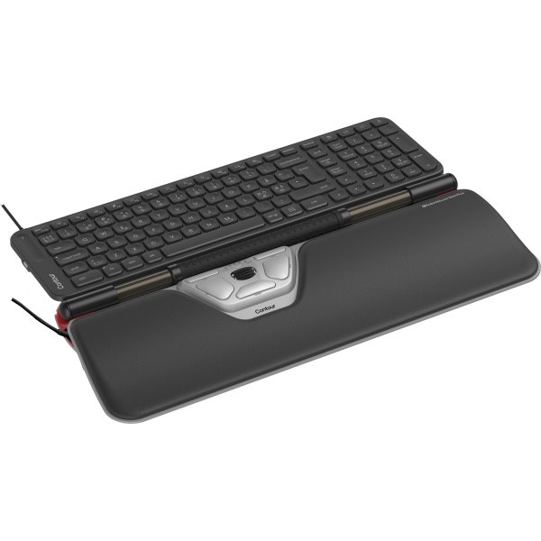 RollerMouse Red Plus + Balance Mid Keyboard kablet