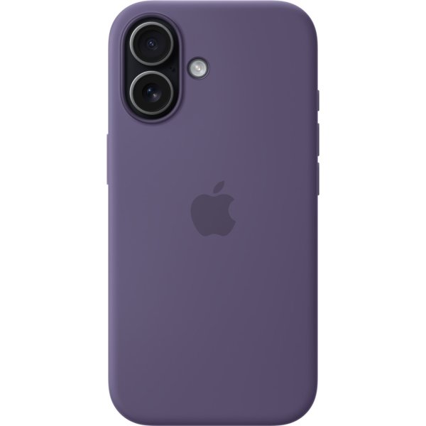 iPhone 17 Silicone Case with MagSafe, sart lilla