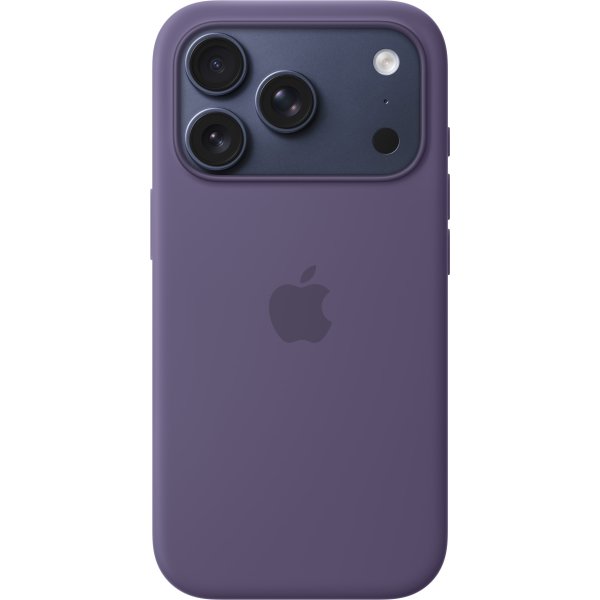 iPhone 17 Pro Silicone Cover, MagSafe  sart lilla
