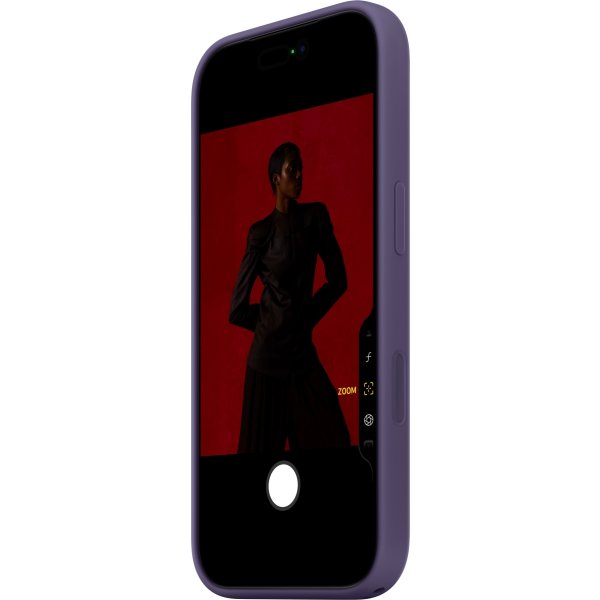 iPhone 17 Pro Silicone Cover, MagSafe  sart lilla