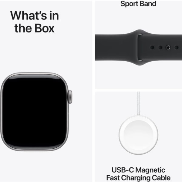 Apple Watch Series 11, GPS, 42mm, spacegrey, M/L