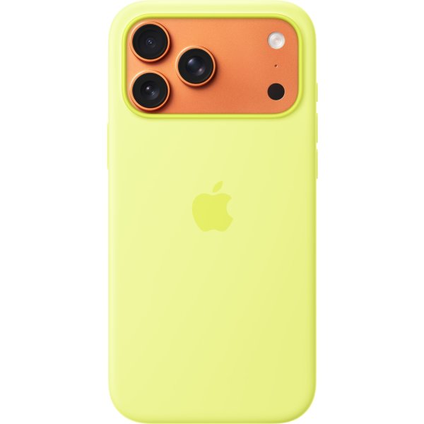 iPhone 17 Pro Max Sili Case w MagSafe Neon Yellow