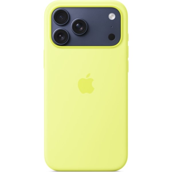 iPhone 17 Pro Max Sili Case w MagSafe Neon Yellow