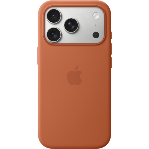 iPhone 17 Pro Silicone Cover, MagSafe, Terrakotta