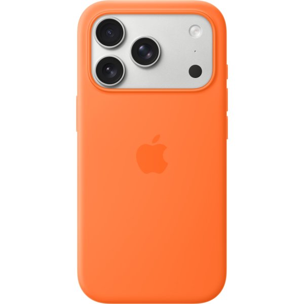 iPhone 17 Pro Silikone Cover med MagSafe – Orange