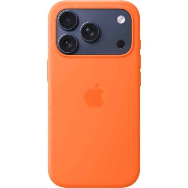 iPhone 17 Pro Silikone Cover med MagSafe – Orange