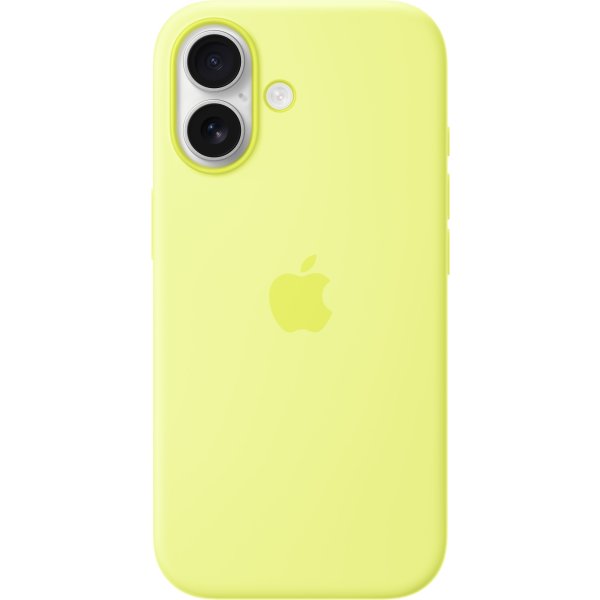 Apple iPhone 17 Silikone Cover, MagSafe, Neongul