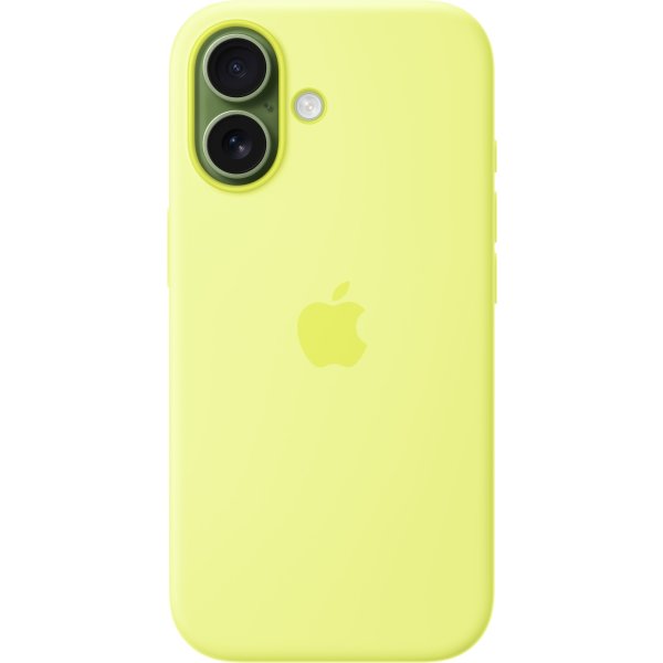 Apple iPhone 17 Silikone Cover, MagSafe, Neongul