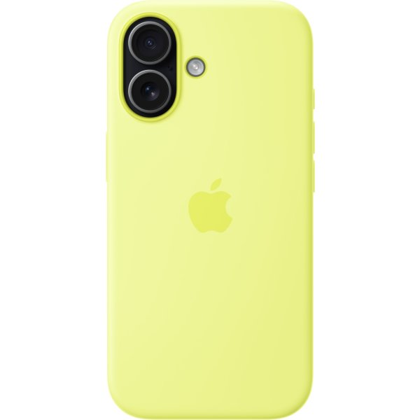Apple iPhone 17 Silikone Cover, MagSafe, Neongul